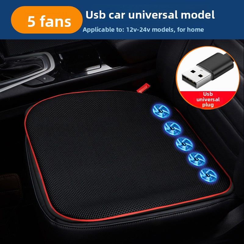 USB Car Seat Cooling Ventilation Cushion