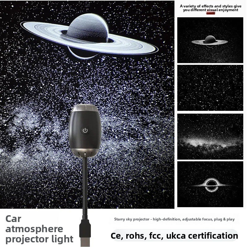 USB Car Starry Sky Projection Atmosphere Light