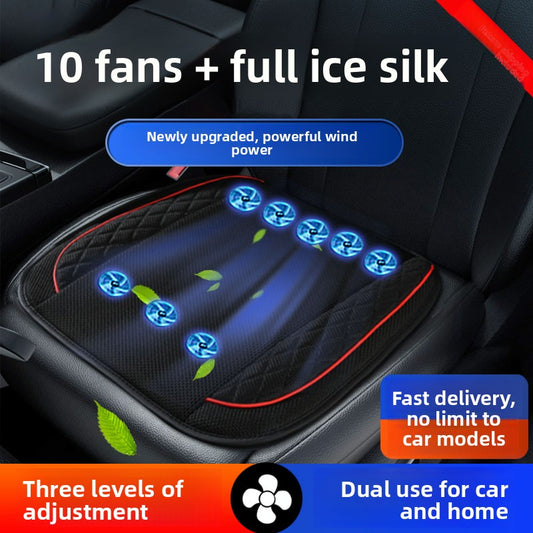 USB Car Ventilated Cooling Seat Cushion with Fans