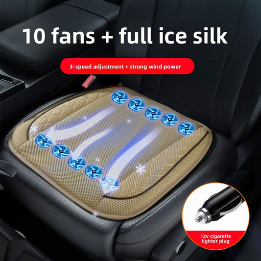 USB Car Ventilated Cooling Seat Cushion with Fans