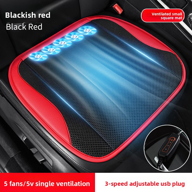 USB Car Ventilated Seat Cushion with Fan
