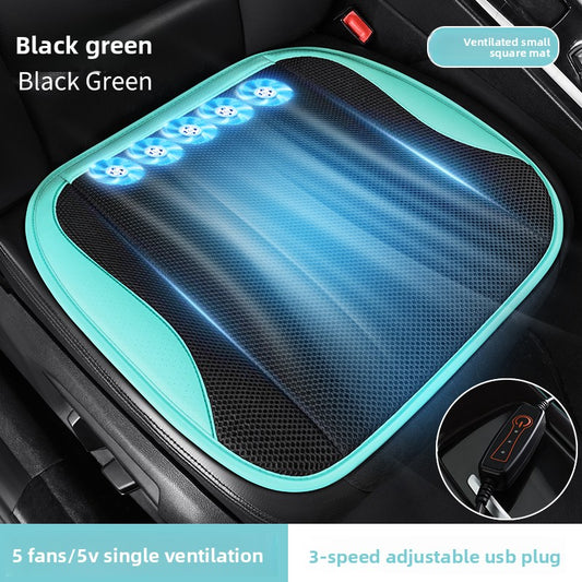 USB Car Ventilated Seat Cushion with Fan