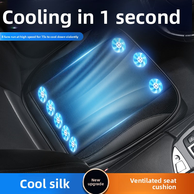 USB Car Ventilated Seat Cushion with Fan