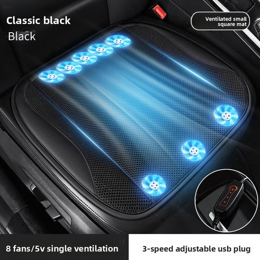 USB Car Ventilated Seat Cushion with Fan