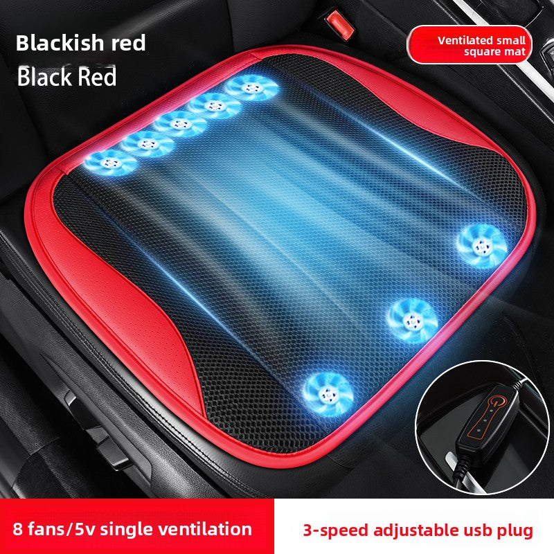 USB Car Ventilated Seat Cushion with Fan