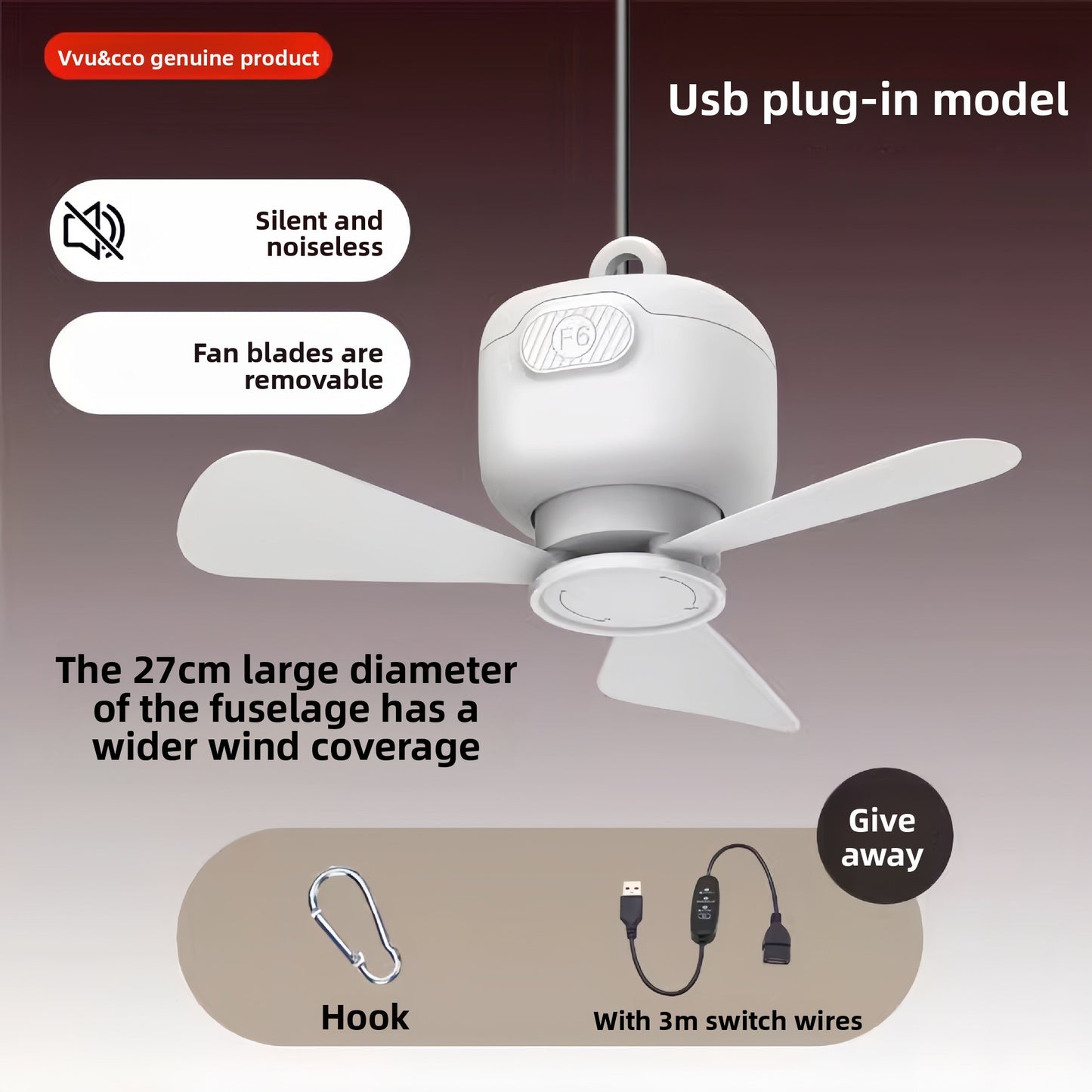 USB ceiling fan