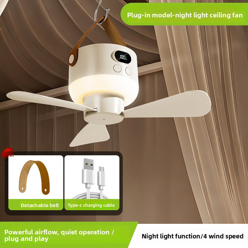 USB Ceiling Fan with Light