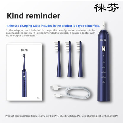 Usb-charged smart home toothbrush