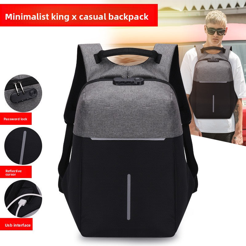USB charger e-commerce backpack