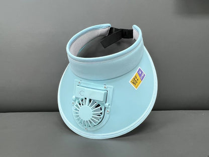 USB Charging Fan Sun Hat Adjustable Brim Summer Unisex