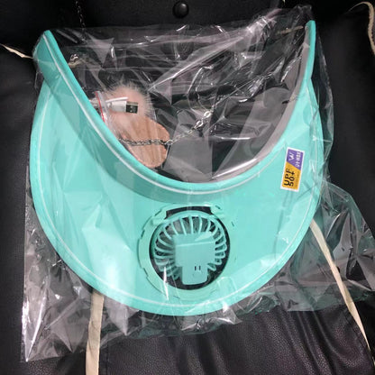 USB Charging Fan Sun Hat Adjustable Brim Summer Unisex