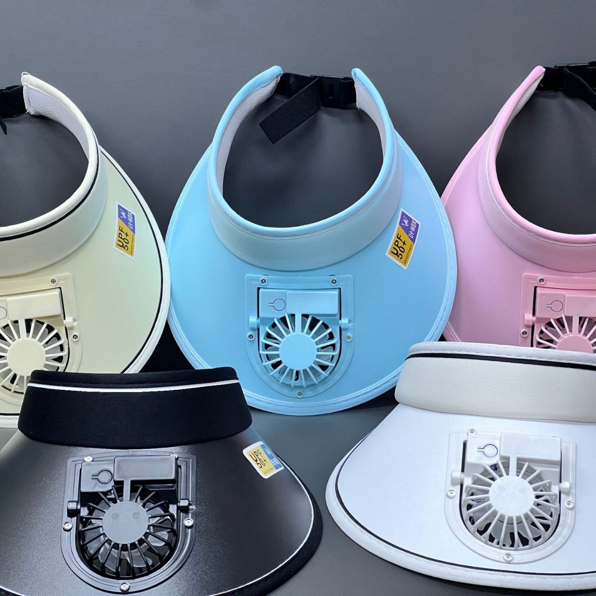USB Charging Fan Sun Hat Adjustable Brim Summer Unisex