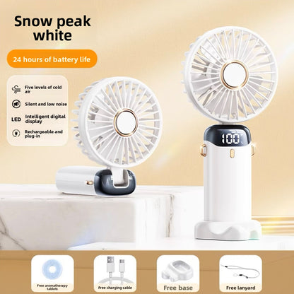 USB charging handheld fan