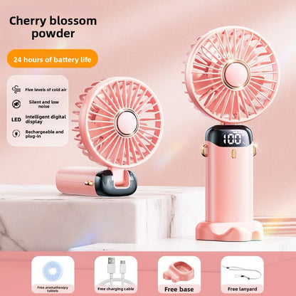 USB charging handheld fan