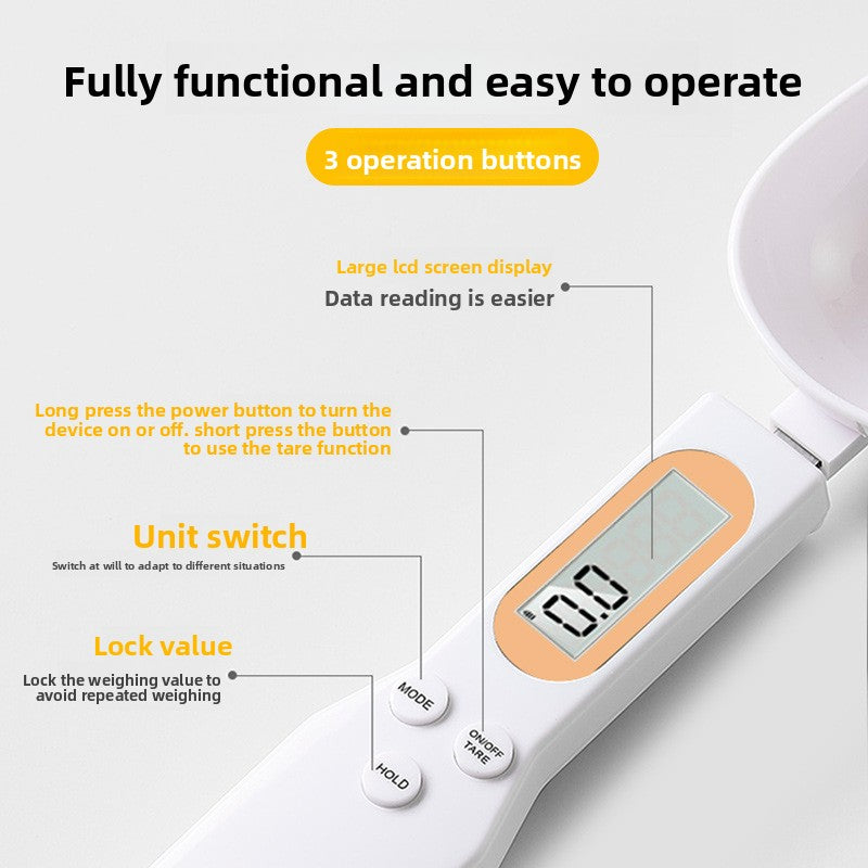 USB charging kitchen baking pet food weighing scale