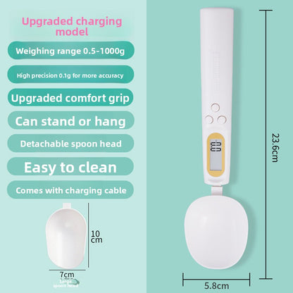 USB charging kitchen baking pet food weighing scale