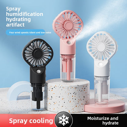 Usb charging portable hydrating mini fan