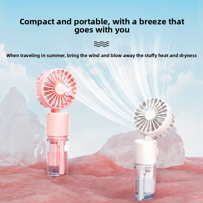 Usb charging portable hydrating mini fan