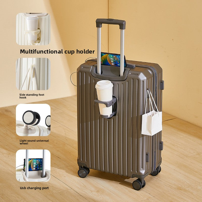 USB Charging Travel Suitcase