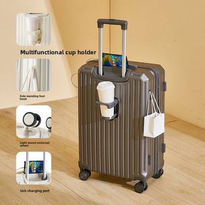 USB Charging Travel Suitcase