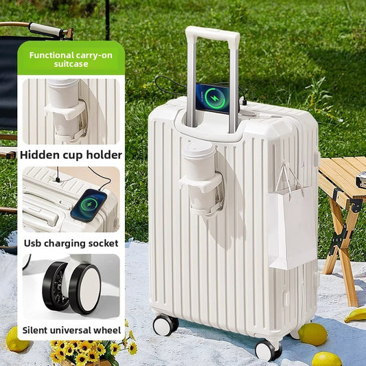 USB Charging Travel Suitcase