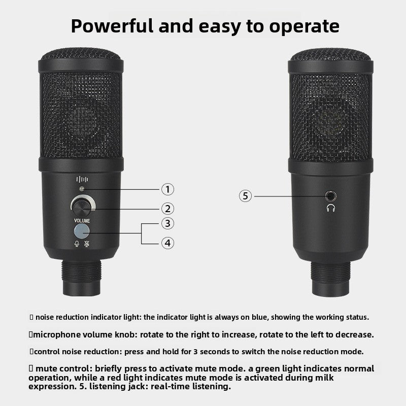 USB condenser microphone suit