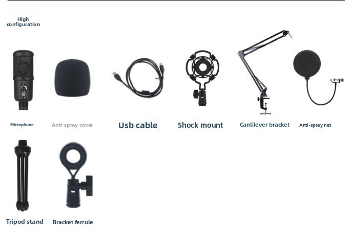 USB condenser microphone suit
