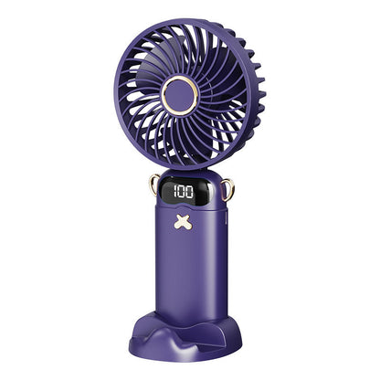 USB Desk Fan with Digital Display