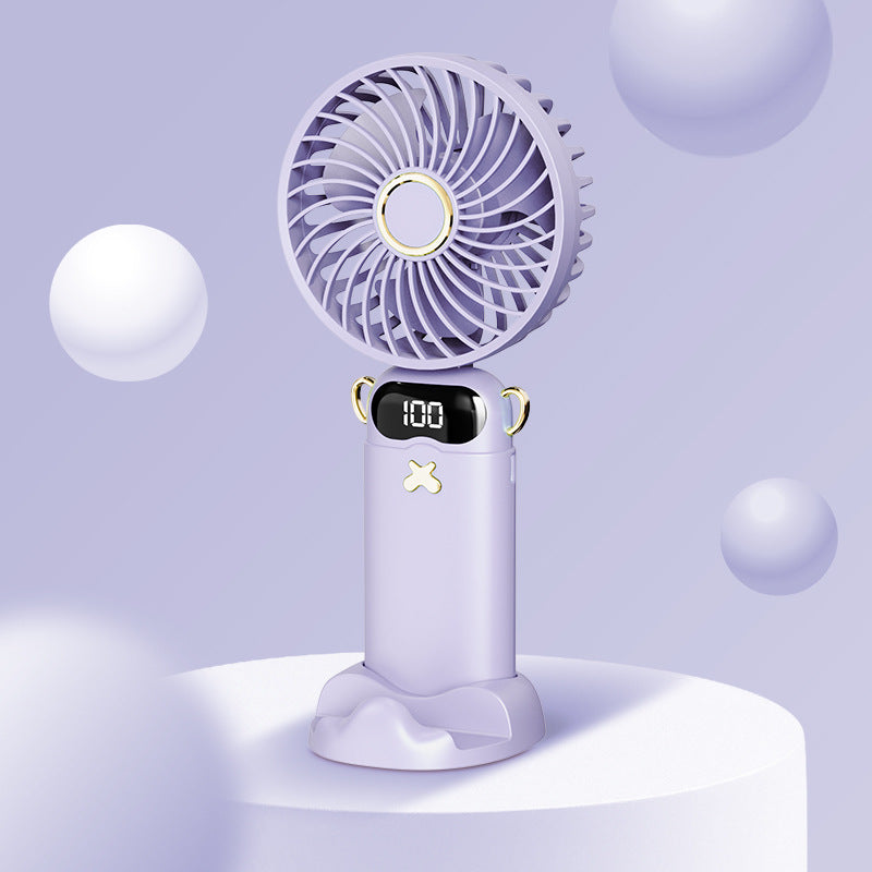 USB Desk Fan with Digital Display