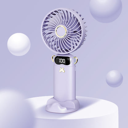 USB Desk Fan with Digital Display