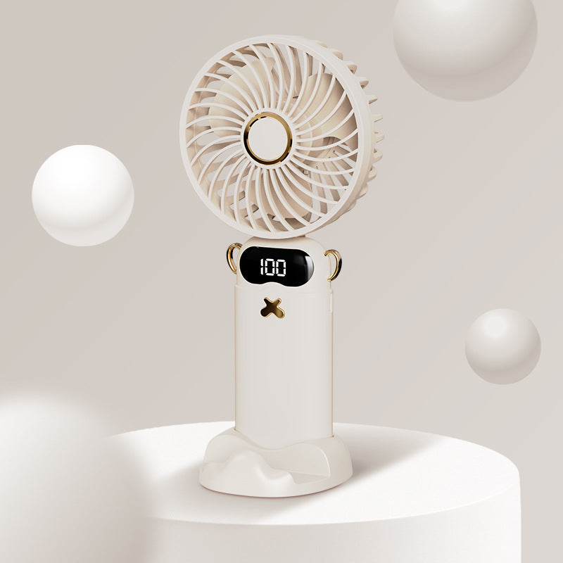 USB Desk Fan with Digital Display