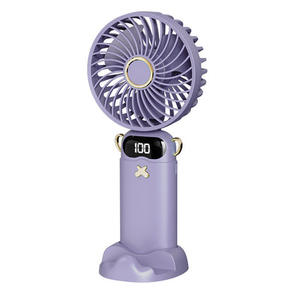 USB Desk Fan with Digital Display