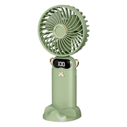 USB Desk Fan with Digital Display