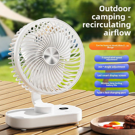 USB Desktop Charging Fan