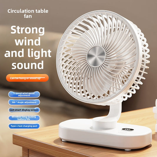 USB Desktop Charging Fan