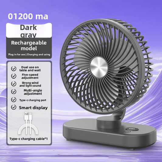 USB Desktop Charging Fan