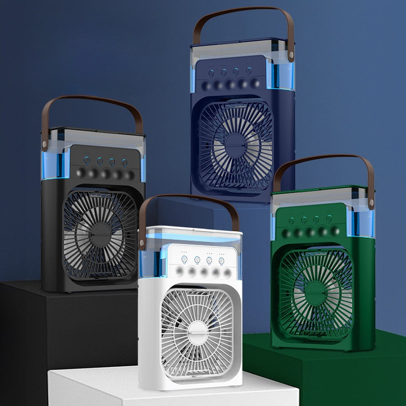 USB Desktop Humidifier Fan with Mist Spray Function