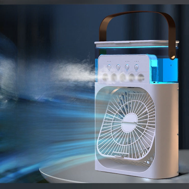 USB Desktop Humidifier Fan with Mist Spray Function