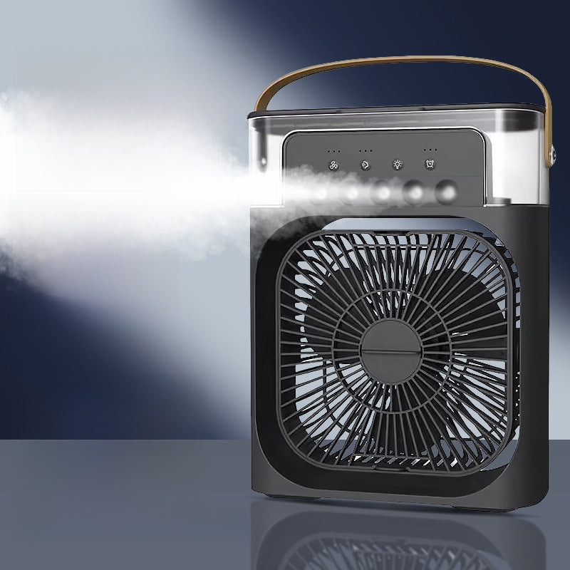 USB Desktop Humidifier Fan with Mist Spray Function