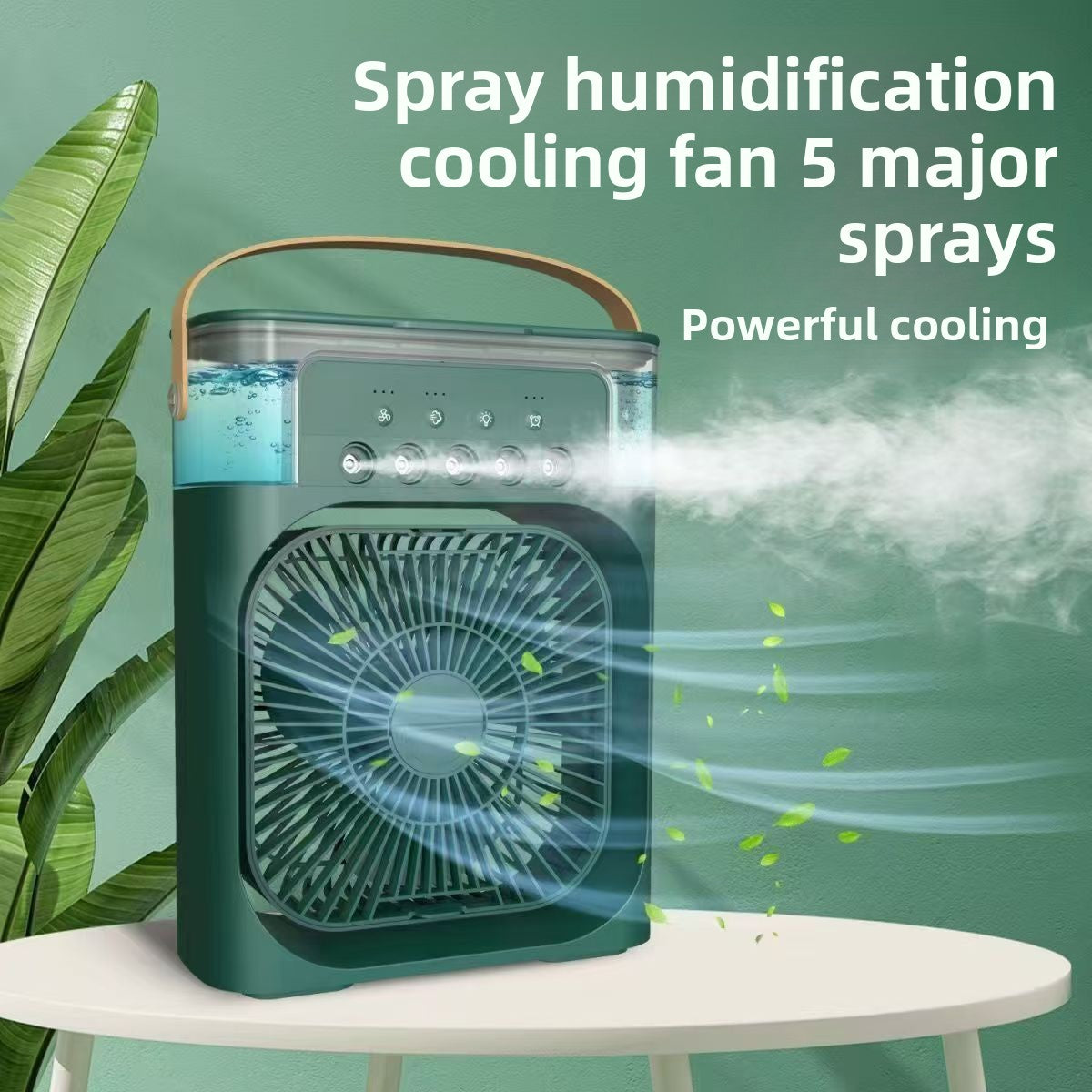USB Desktop Humidifier Fan with Three Speeds