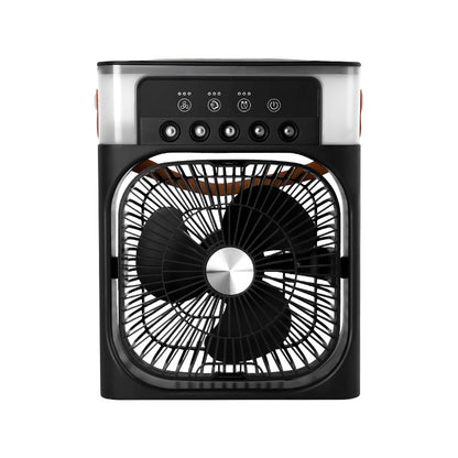 USB Desktop Humidifying Fan with Colorful Lights
