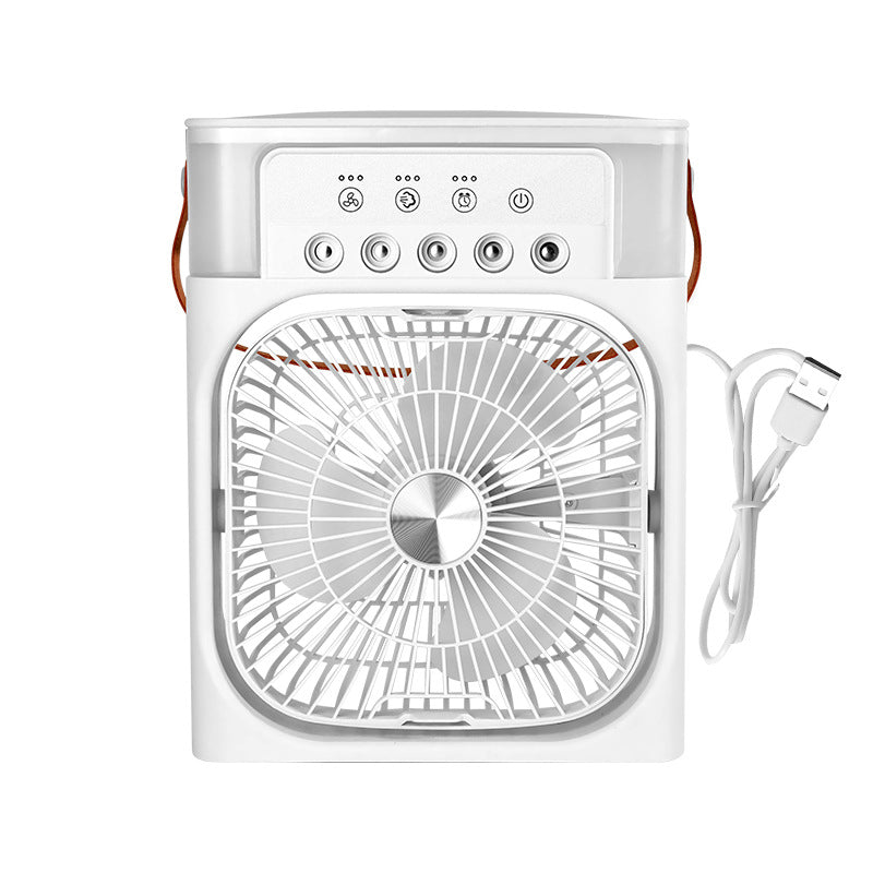 USB Desktop Humidifying Fan with Colorful Lights