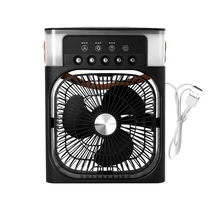 USB Desktop Humidifying Fan with Colorful Lights