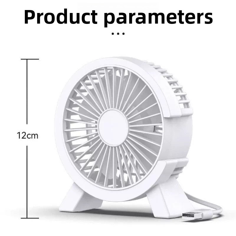 USB Desktop Mini Fan Ultra Quiet Portable Office Desk Fan