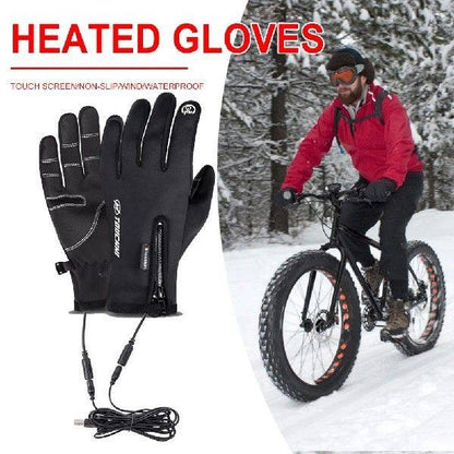 USB Electric Heated Touch Screen Gloves