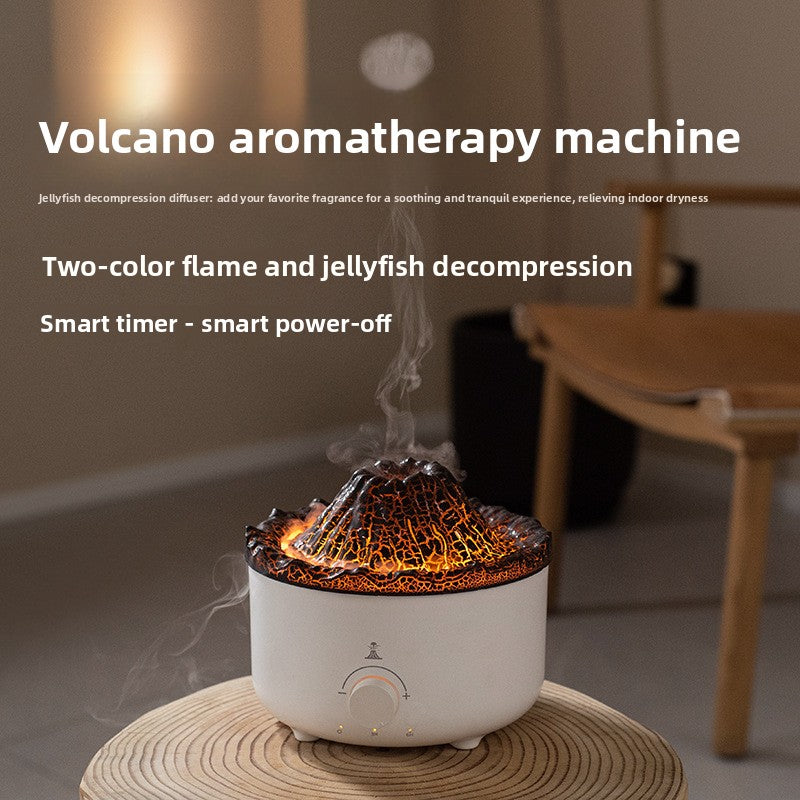 USB Flame Aroma Diffuser with Humidifier