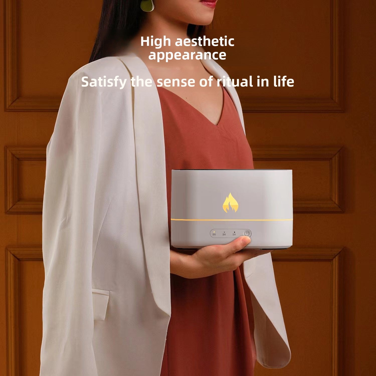 USB Flame Aroma Diffuser with Humidifier