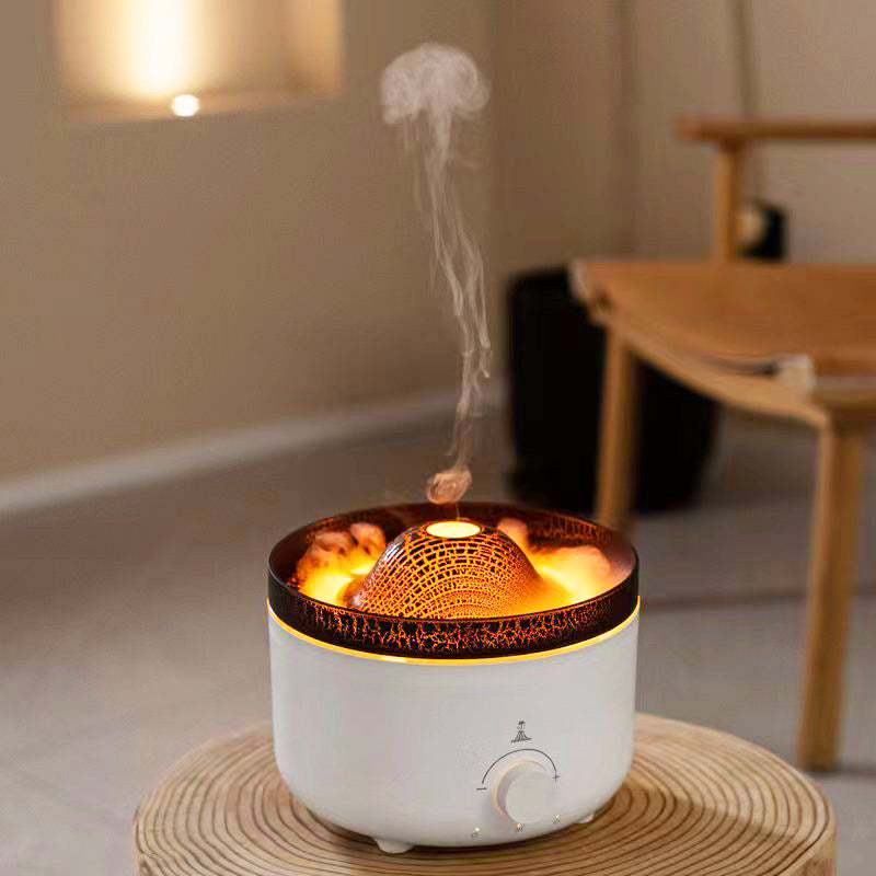 USB Flame Aroma Diffuser with Humidifier