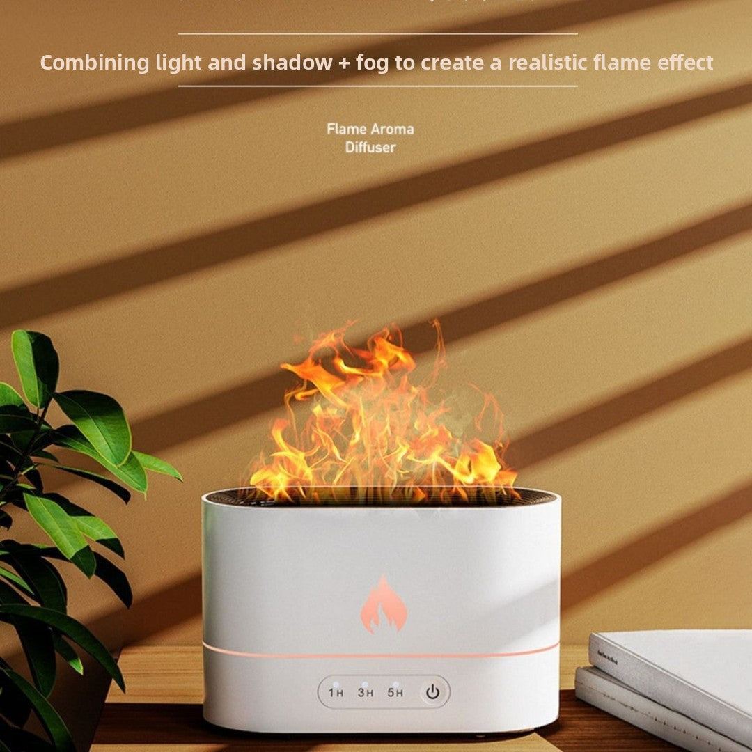 USB Flame Aroma Diffuser with Humidifier