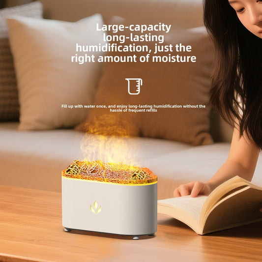 USB Flame Aroma Diffuser with Humidifier